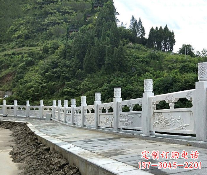 宁波园林景观大理石栏板石雕_2