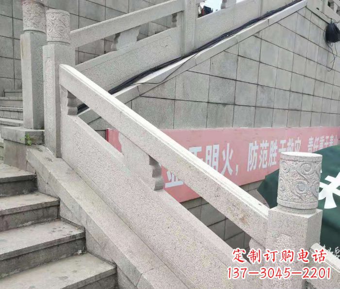 宁波园林景观大理石桥栏板石雕_1 (2)