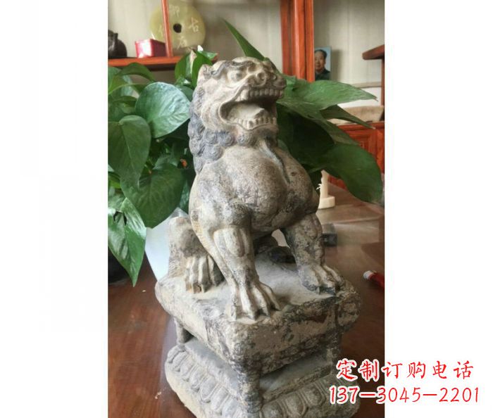 宁波园林景观大理石狮子石雕