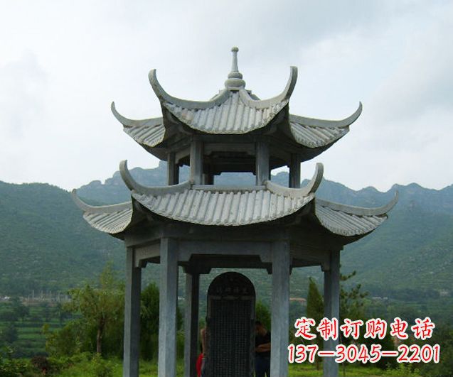 宁波园林景观仿古凉亭石雕