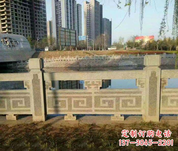 宁波园林景观仿古石雕栏板 (3)