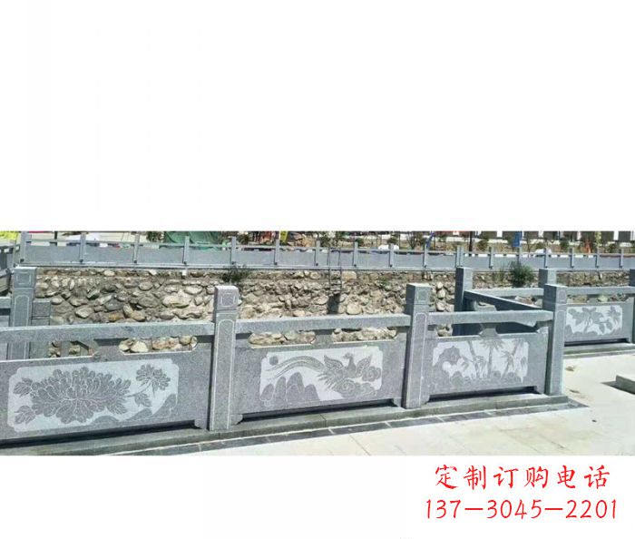 宁波园林景观仿古石雕栏板 (5)