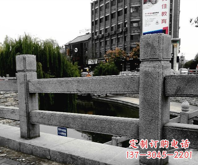 宁波园林景观仿古石雕栏板 (9)
