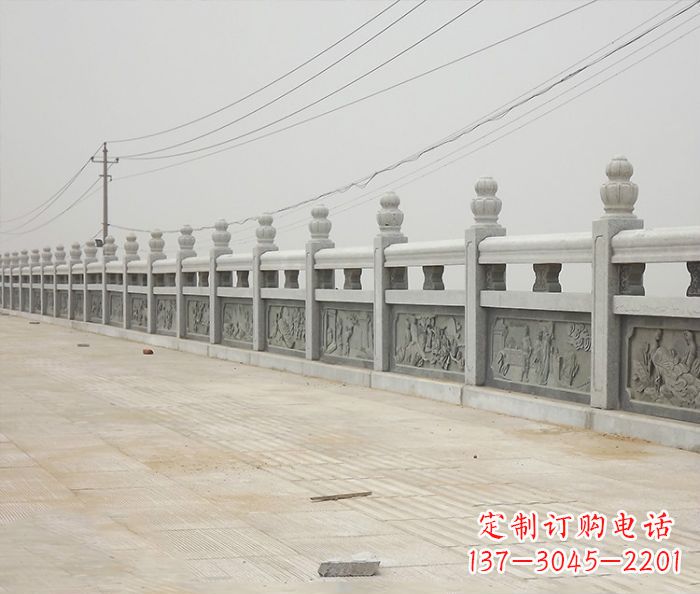 宁波园林景观仿古石雕栏板_2