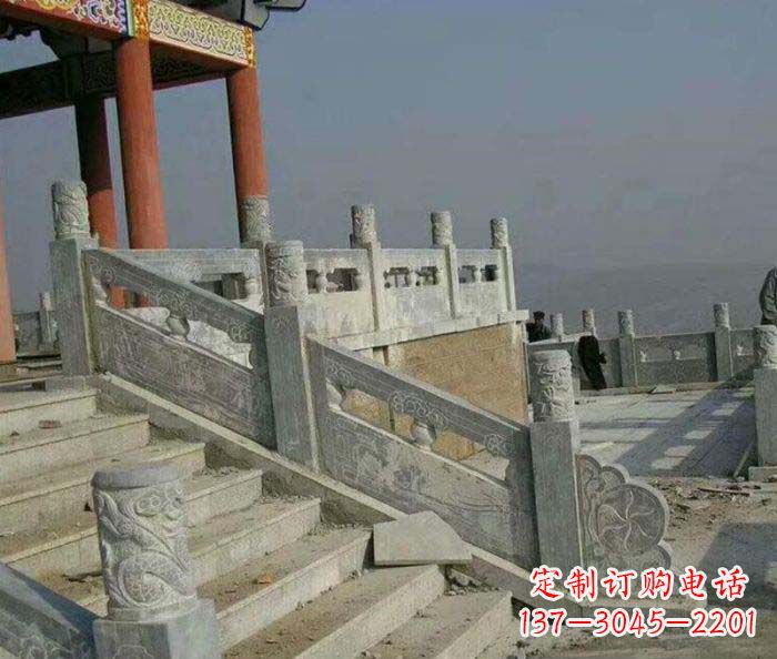 宁波园林景观仿古石雕栏板