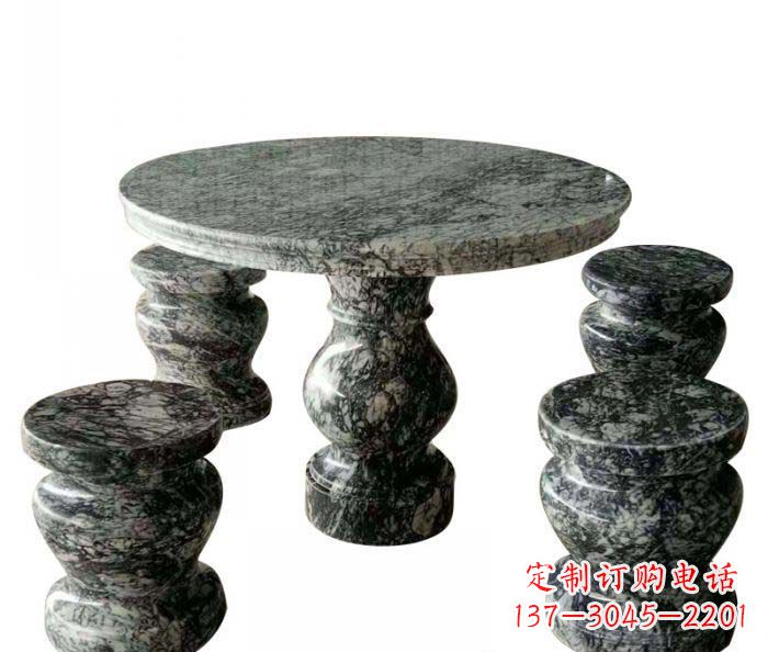 宁波园林景观圆形石桌凳