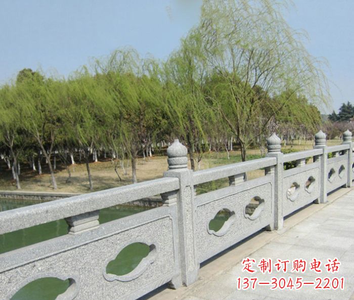 宁波园林景观真山桥石雕栏板