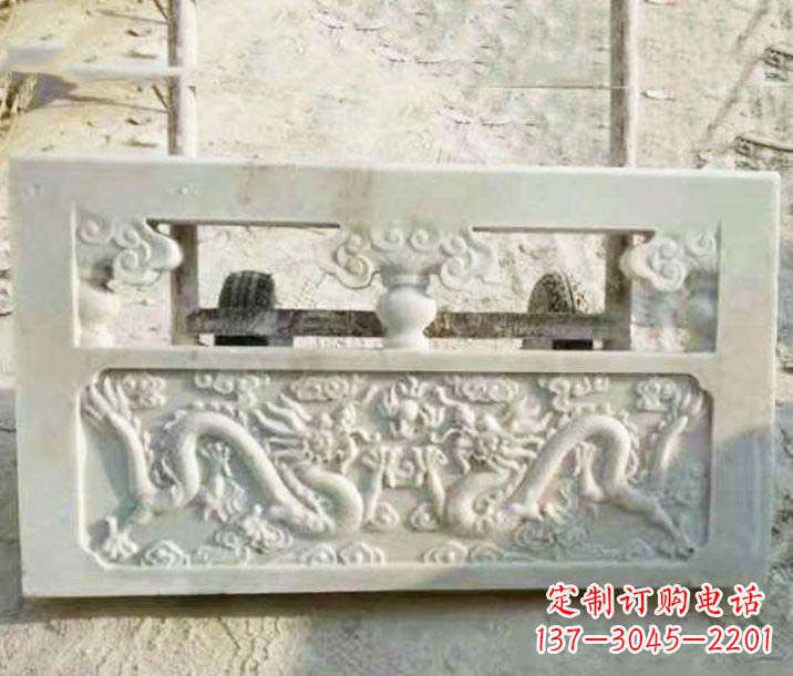 宁波园林石浮雕栏板景观石雕
