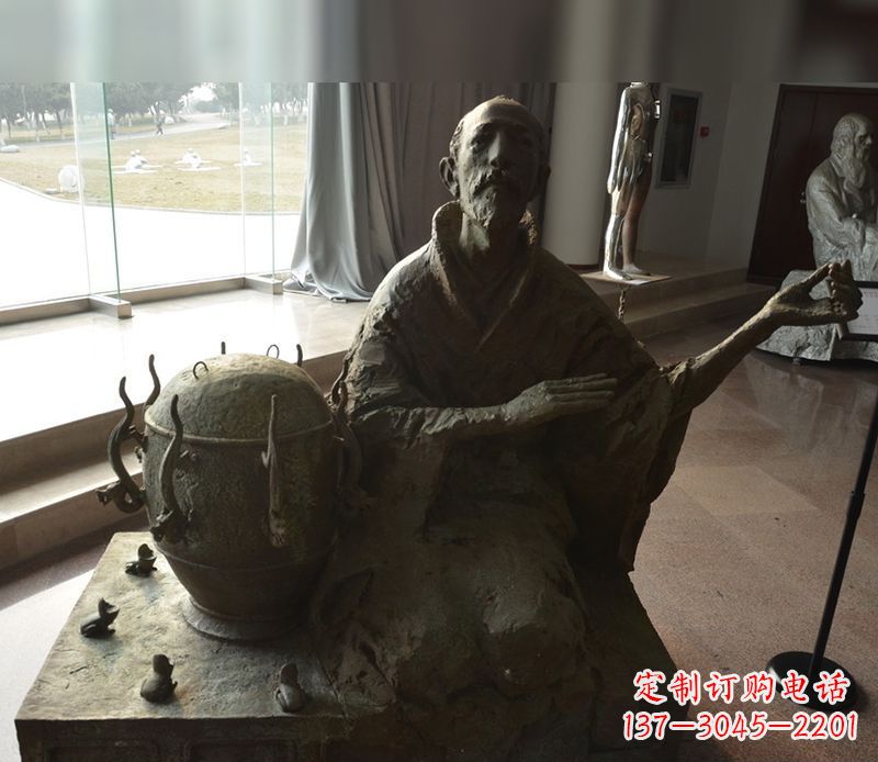 宁波张衡铜雕