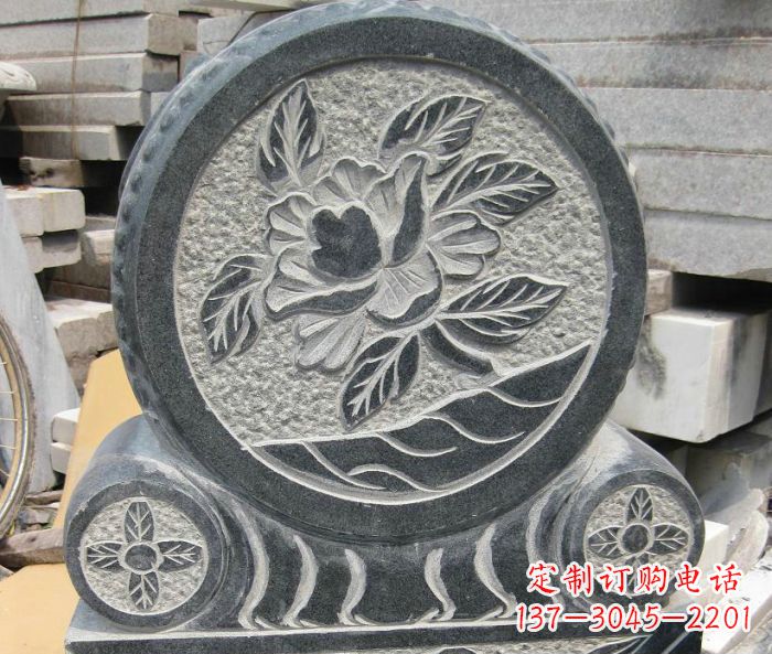 宁波招财抱鼓石仿古石门墩
