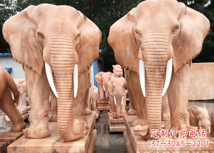 宁波招财大象石雕