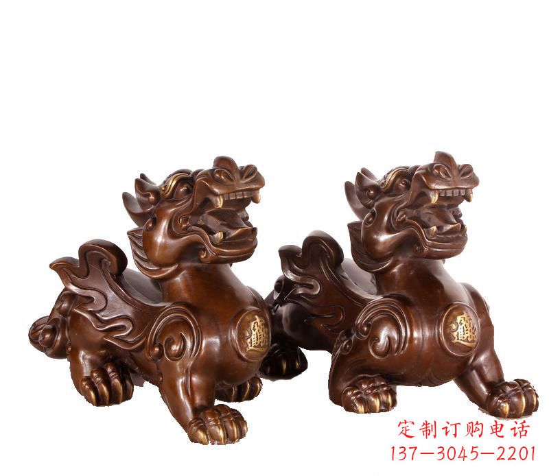 宁波招财进宝貔貅铜雕
