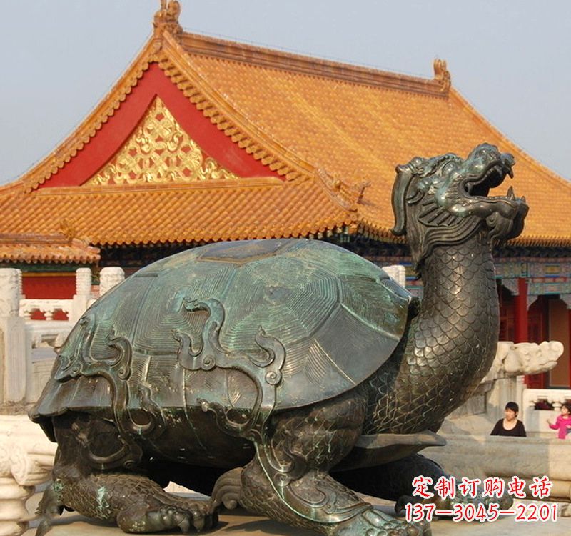 宁波招财龙龟铜雕塑
