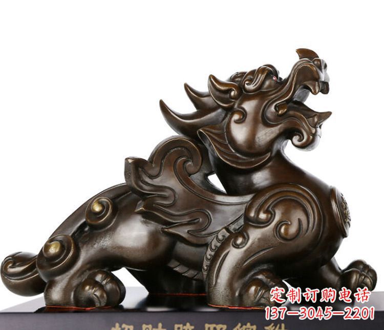 宁波招财辟邪貔貅铜雕摆件
