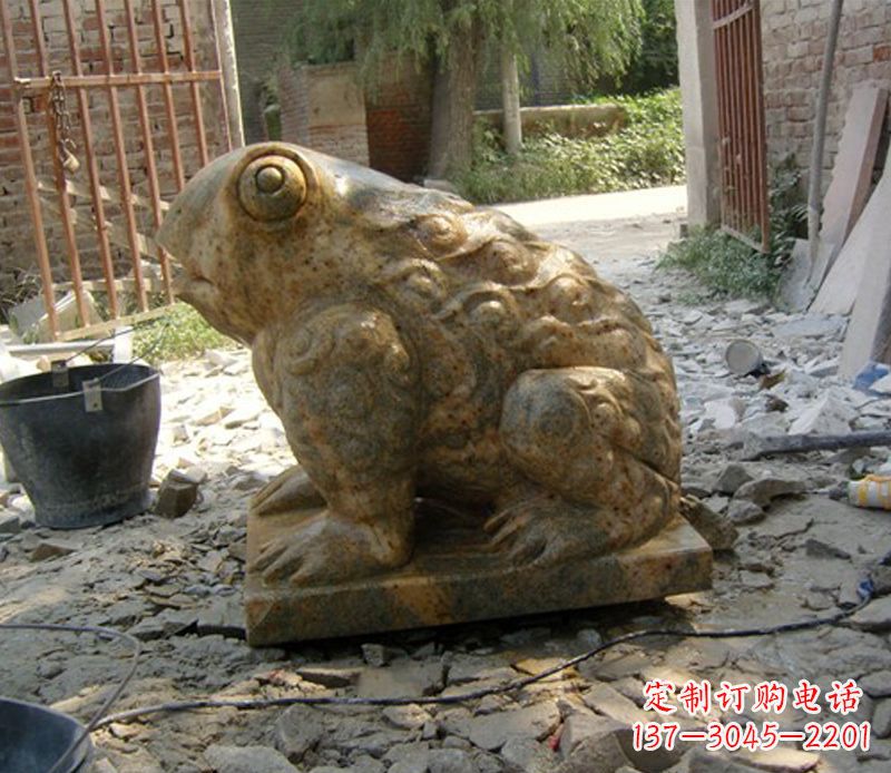 宁波招财青蛙石雕