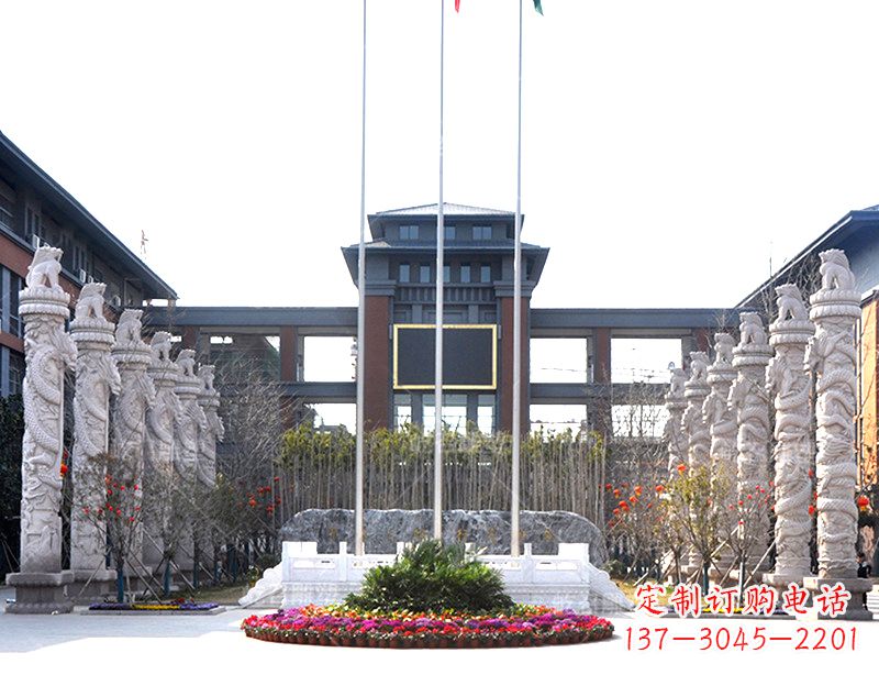 宁波中国华表雕塑-校园园林广场景观装饰雕塑