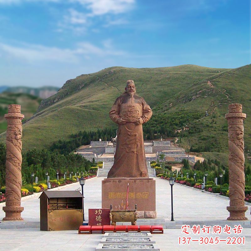 宁波中国历史名人大型李世民景观雕塑
