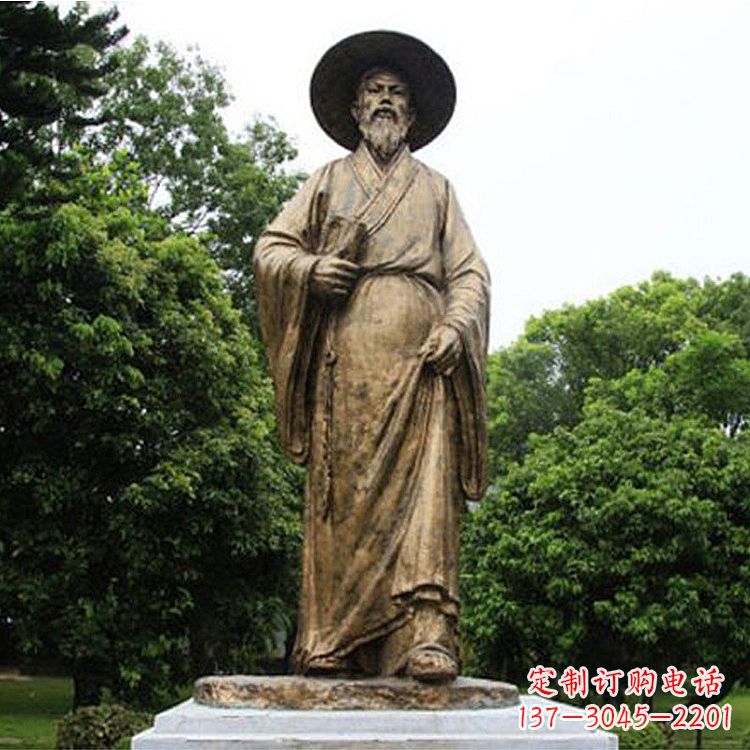 宁波中国历史文化名人北宋文学家苏轼苏东坡铜雕像