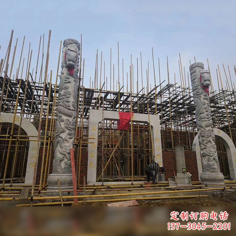 宁波中国龙柱石雕