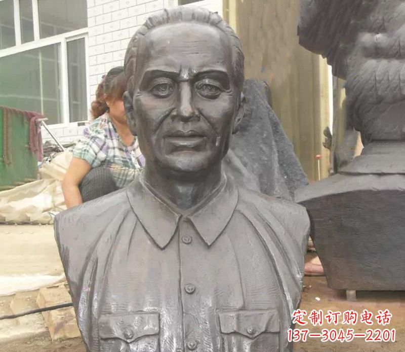 宁波中国名人人物胸像铜雕