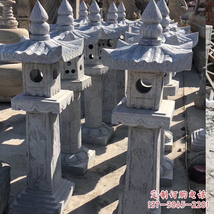 宁波中式汉代石雕灯笼