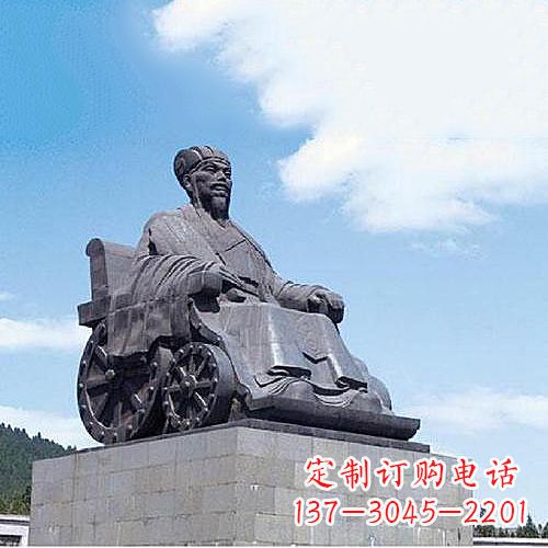 宁波诸葛亮雕像-三国著名人物历史名人雕塑