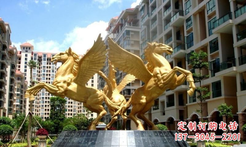 宁波铸铜飞马雕塑
