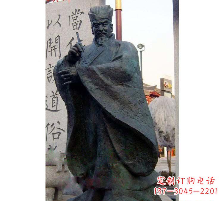 宁波铸铜古代名人颜真卿