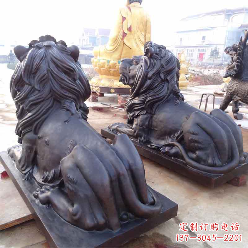 宁波铸铜汇丰狮子