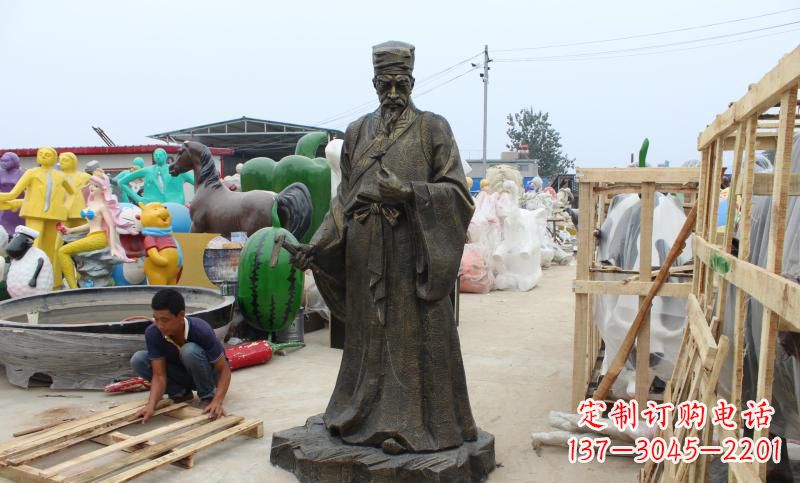 宁波铸铜李时珍雕塑