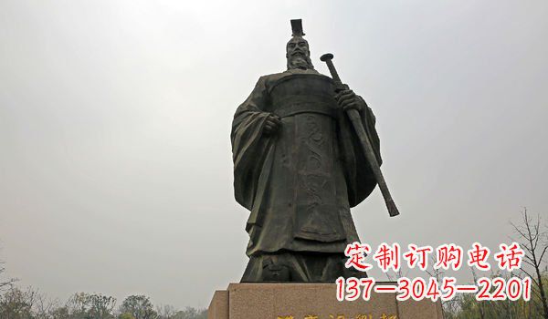宁波铸铜刘邦雕塑