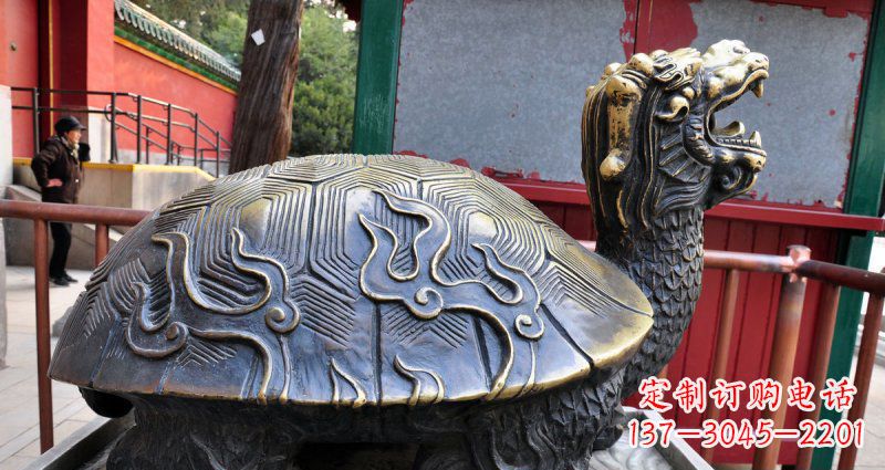 宁波铸铜龙龟神兽铜雕