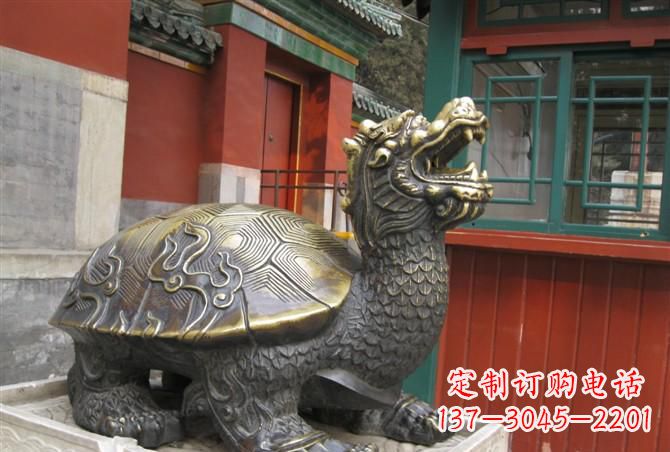 宁波铸铜龙龟雕塑
