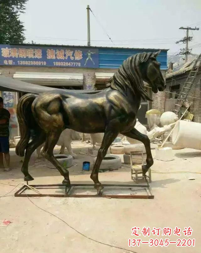 宁波铸铜马雕塑