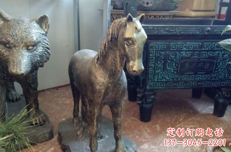 宁波铸铜马雕塑222