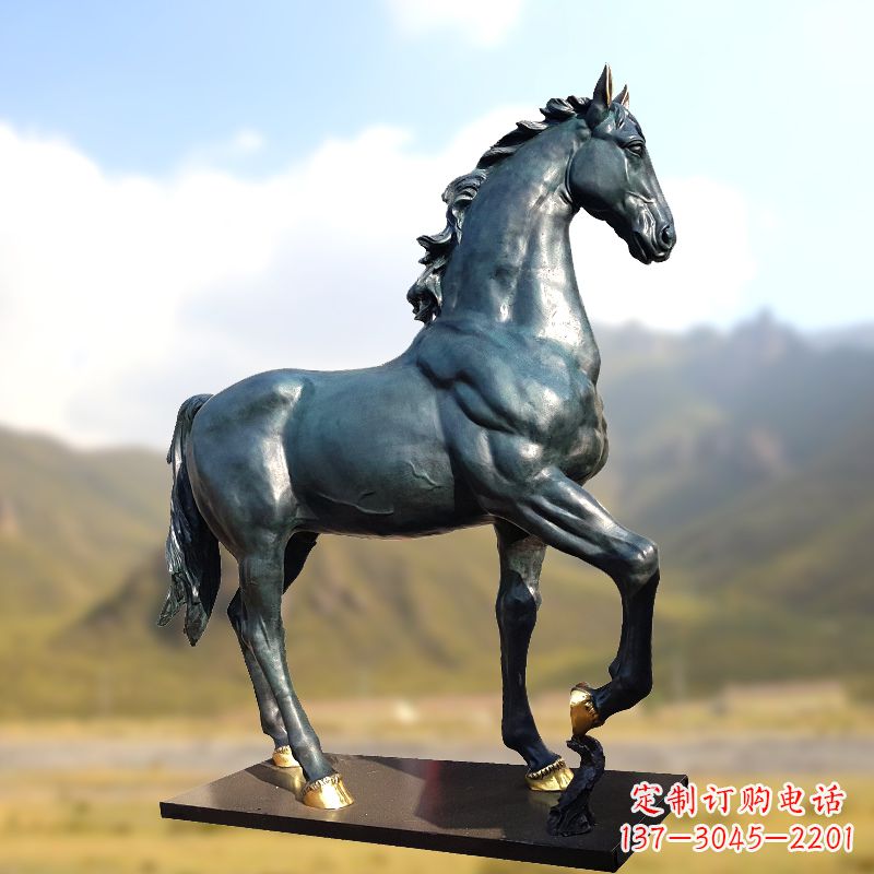 宁波铸铜马铜雕塑