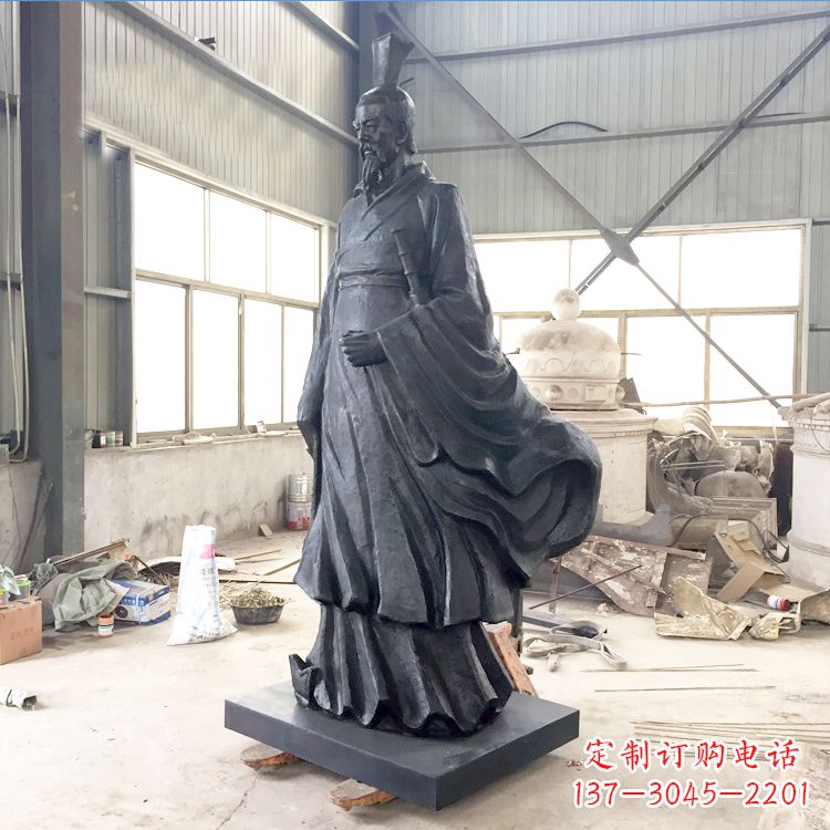 宁波铸铜屈原雕塑