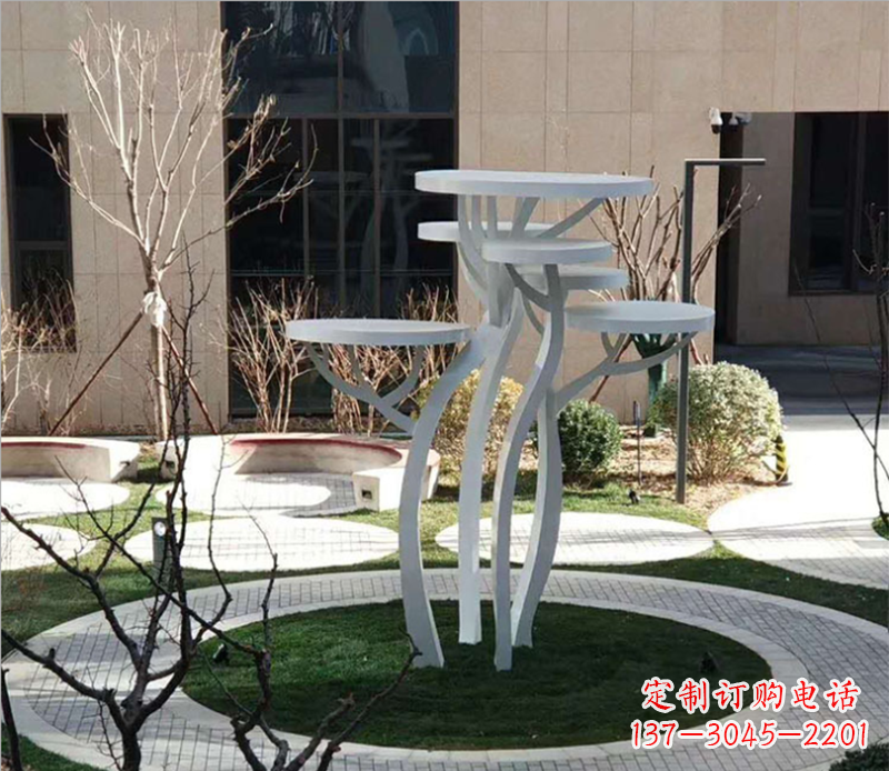 宁波不锈钢蘑菇景观雕塑