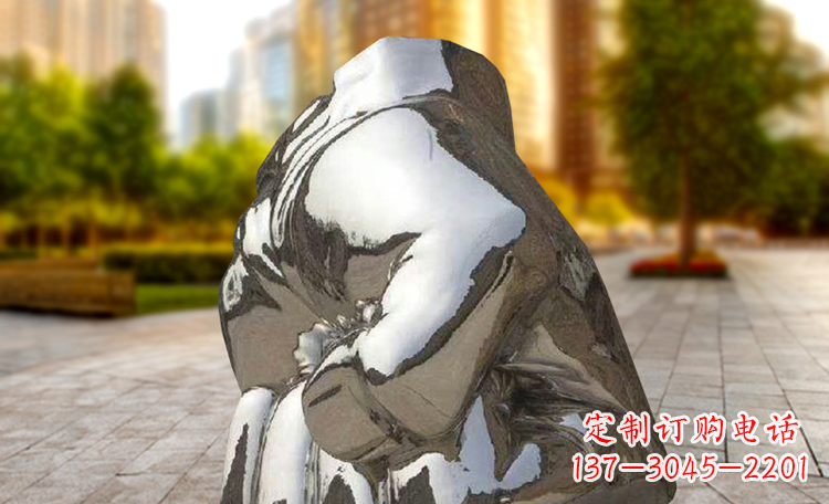 宁波不锈钢拳头广场景观雕塑