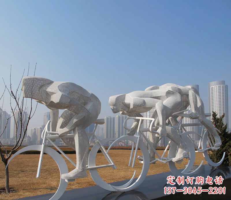 宁波自行车比赛不锈钢雕塑