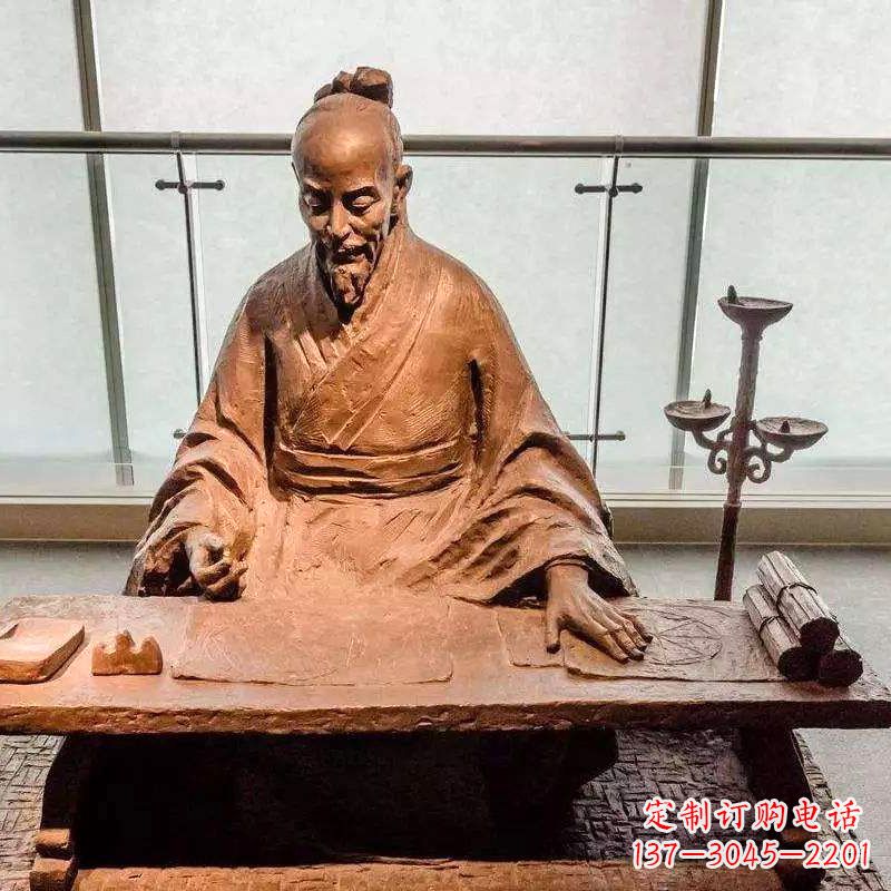 宁波祖冲之圆周率情景小品雕塑-中国古代数学家著名历史人物