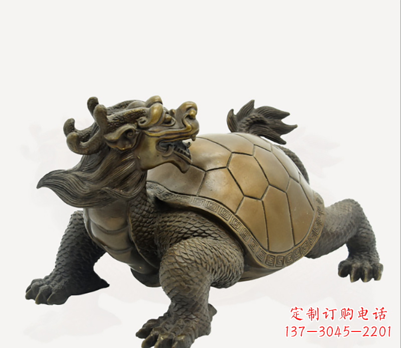 宁波招财龙龟铜雕