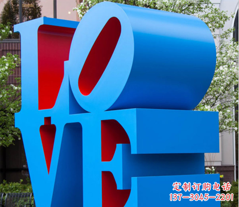 宁波字母雕塑不锈钢