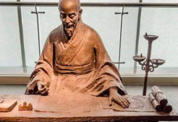 宁波祖冲之圆周率情景小品雕塑-中国古代数学家著名历史人物